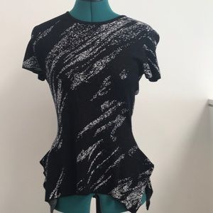Black BCBG peplum